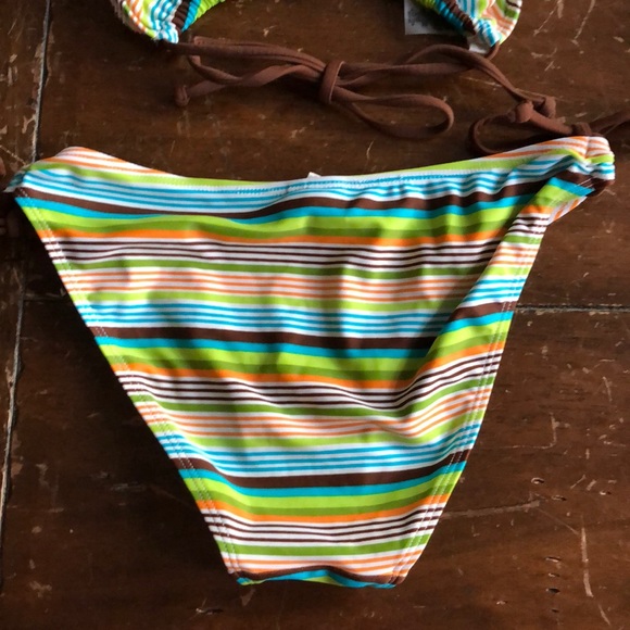 🎈Last Chance - Red Camel Striped Bikini - Picture 4 of 4